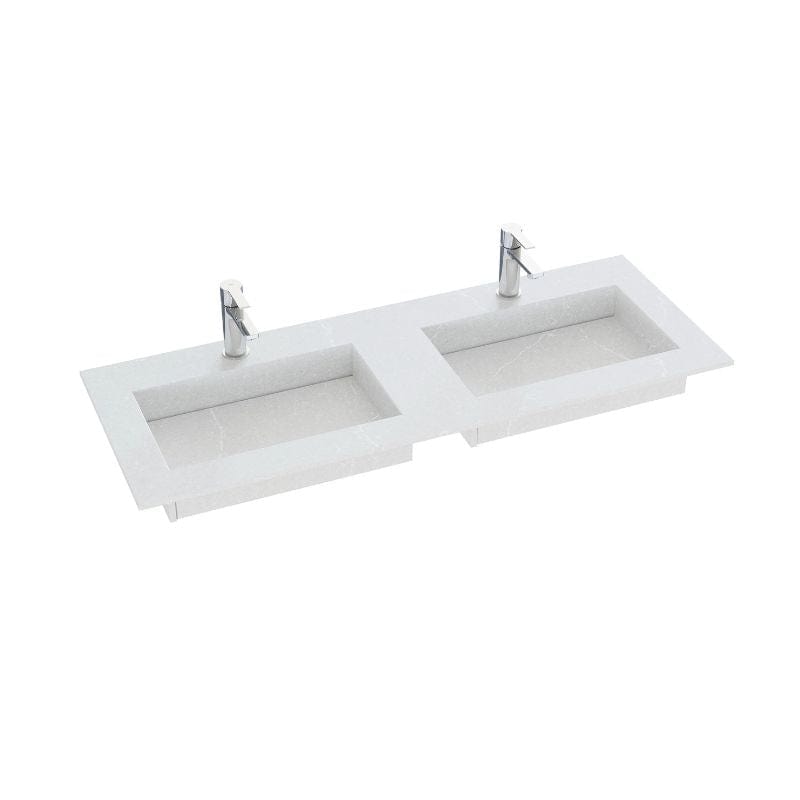 Dansani Inzo Angular Servant mål D45,50cm Desert Silver / 140-159cm dobbel Dansani Møbelservant DA-338814513