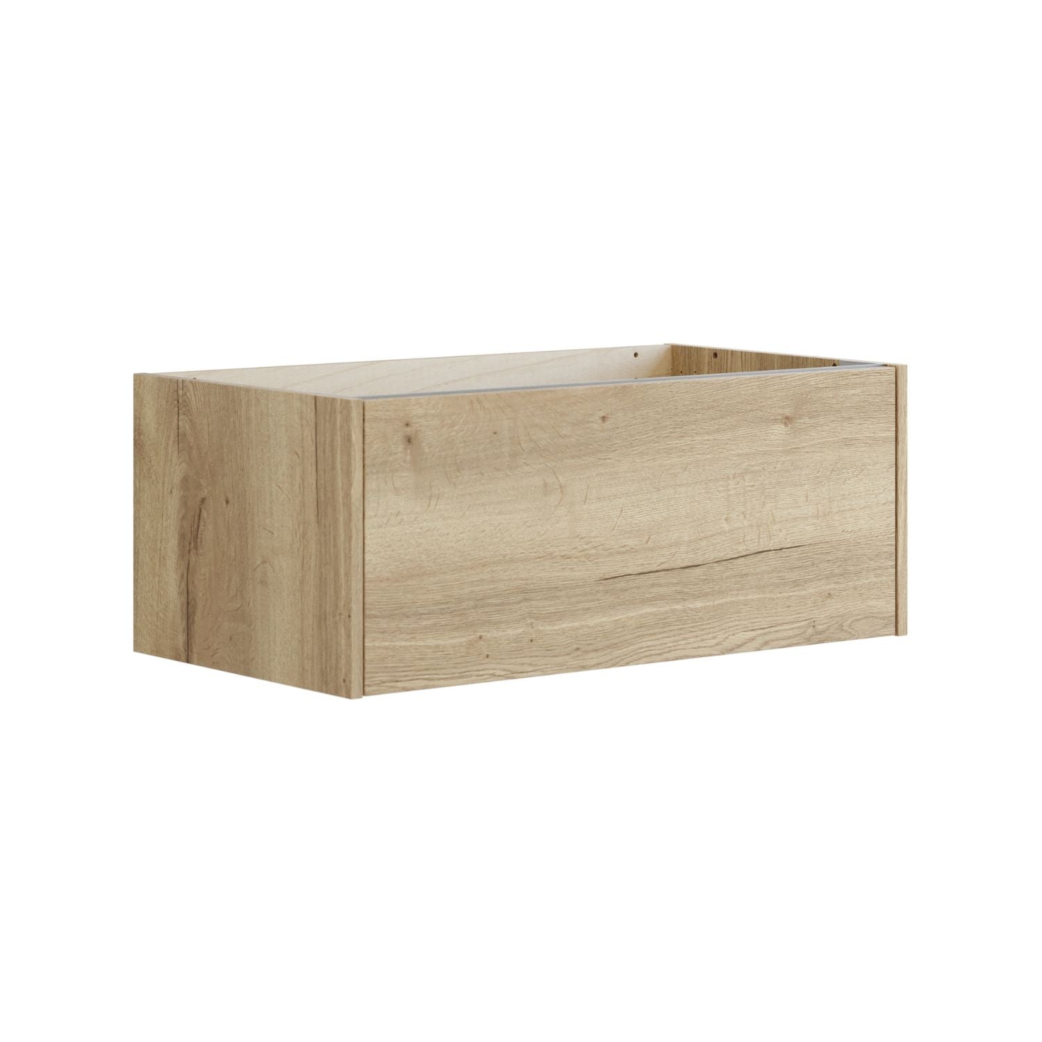 Dansani Inzo Classic Glatt Servantskap 1 skuff B60-120xH32xD44cm Natur eik / 80cm Dansani Servantskap DA-T02-1049