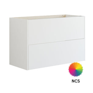 Dansani Inzo Classic Glatt Servantskap 2 skuff B60-120xH64xD44cm