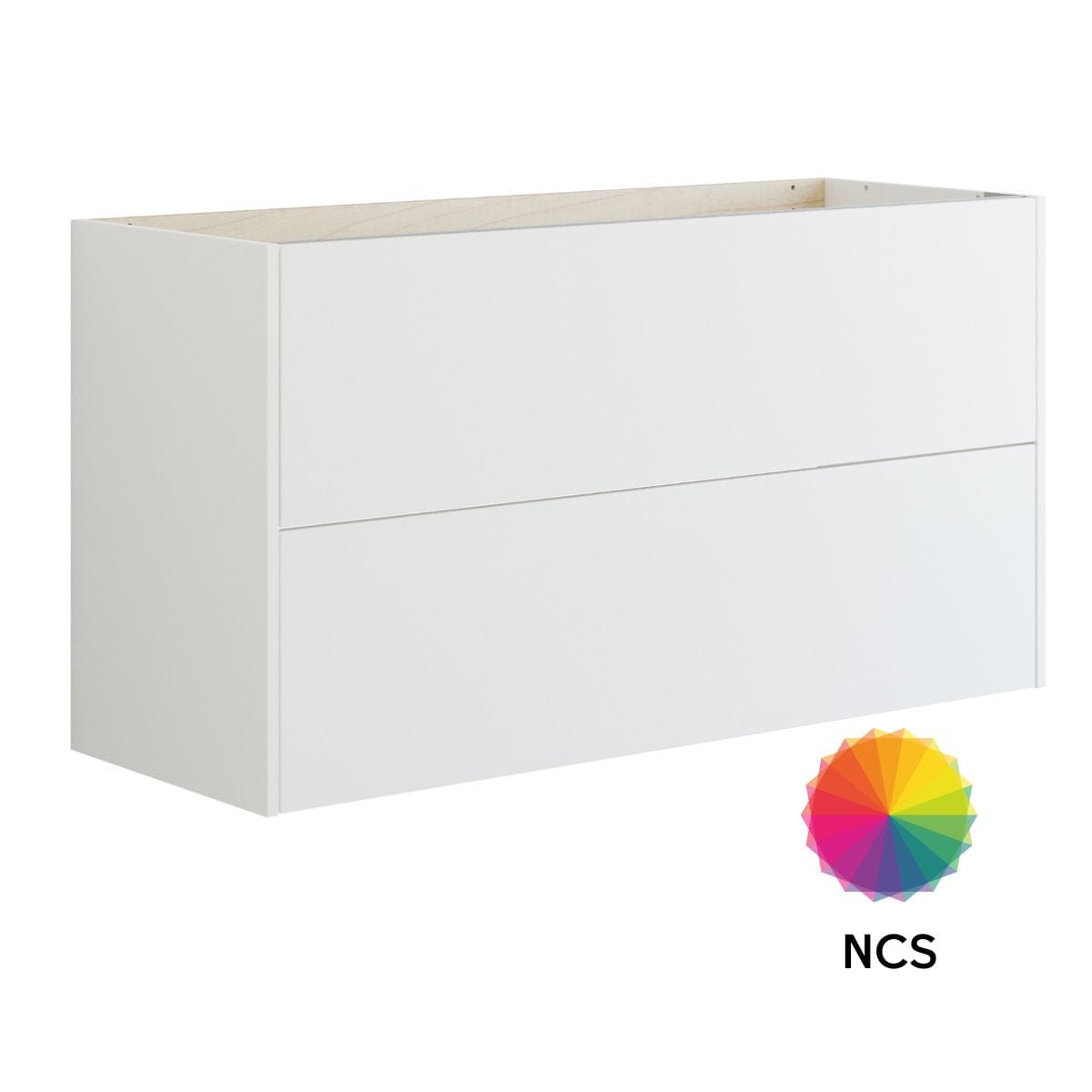 Dansani Inzo Classic Glatt Servantskap 2 skuff B60-120xH64xD44cm NCS farge / 120cm dobbel Dansani Servantskap DA-T10-1099