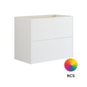 Dansani Inzo Classic Glatt Servantskap 2 skuff B60-120xH64xD44cm