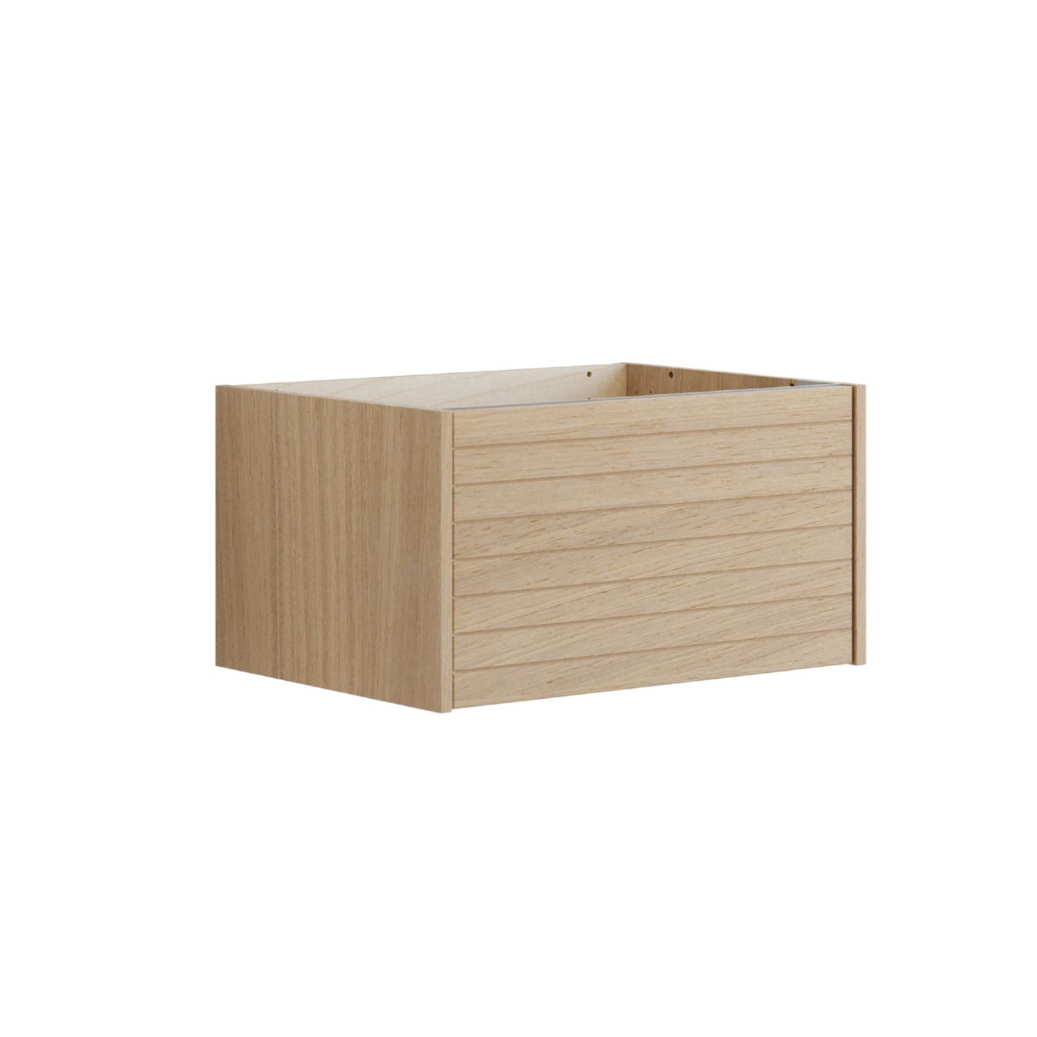 Dansani Inzo Classic Lamel Servantskap 1 skuff B60-120xH32xD44cm Lys eik / 60cm Dansani Servantskap DA-T01-6078