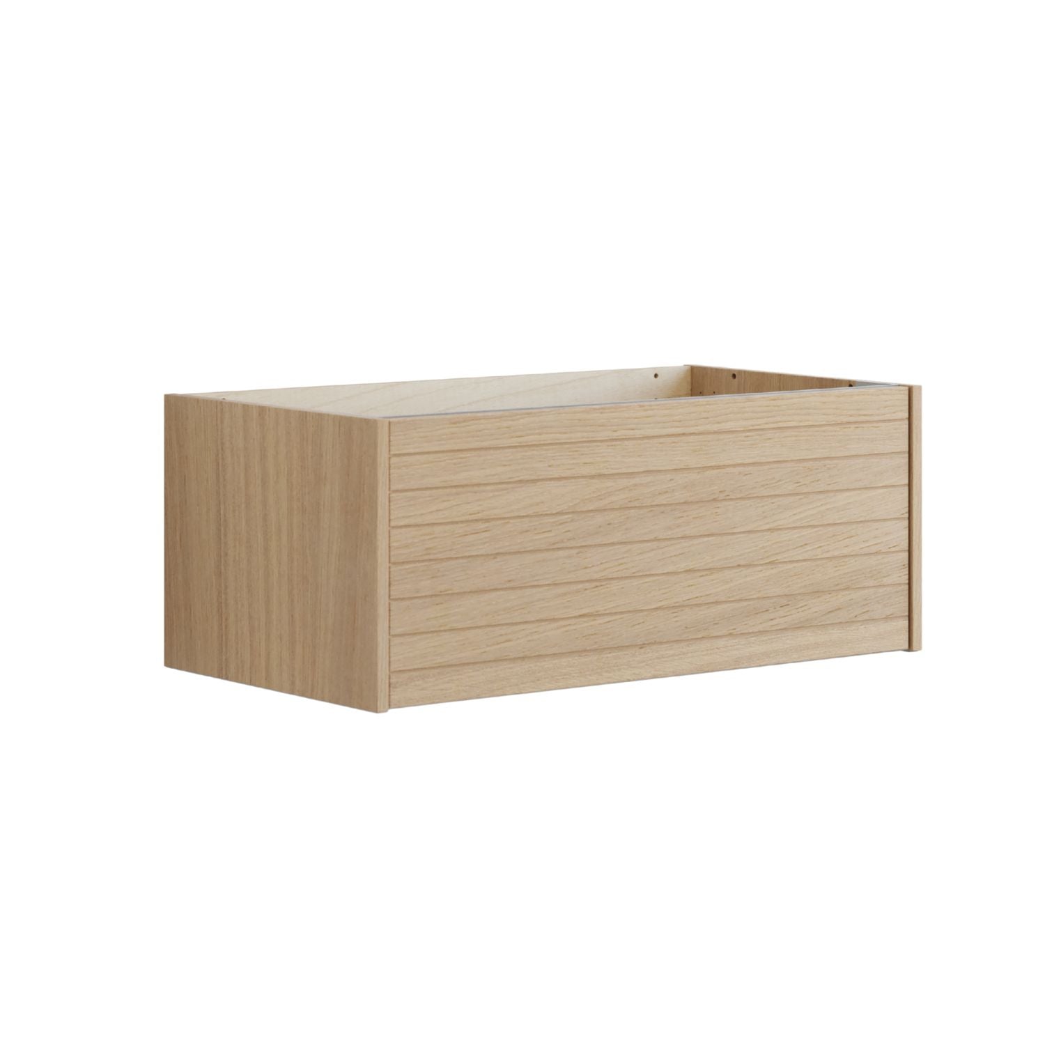 Dansani Inzo Classic Lamel Servantskap 1 skuff B60-120xH32xD44cm Lys eik / 80cm Dansani Servantskap DA-T02-6078