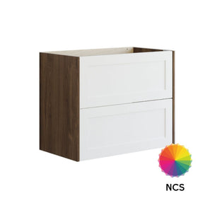 Dansani Inzo Classic Ramme Servantskap 2 skuff B60-120xH64xD44cm