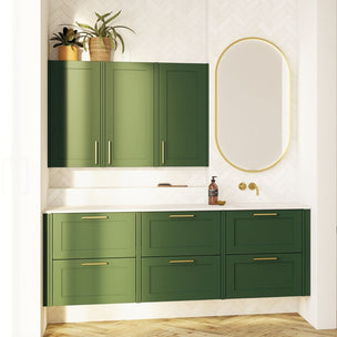 Dansani Inzo Classic Ramme Servantskap 2 skuff B60-120xH64xD44cm