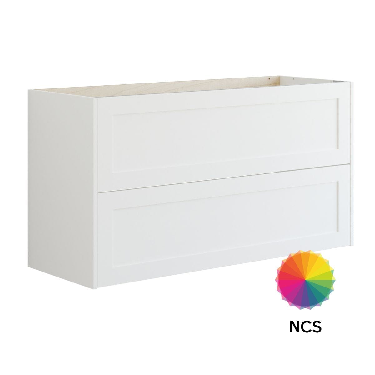 Dansani Inzo Classic Ramme Servantskap 2 skuff B60-120xH64xD44cm NCS farge / 120 cm dobbel Dansani Servantskap DA-T10-3099