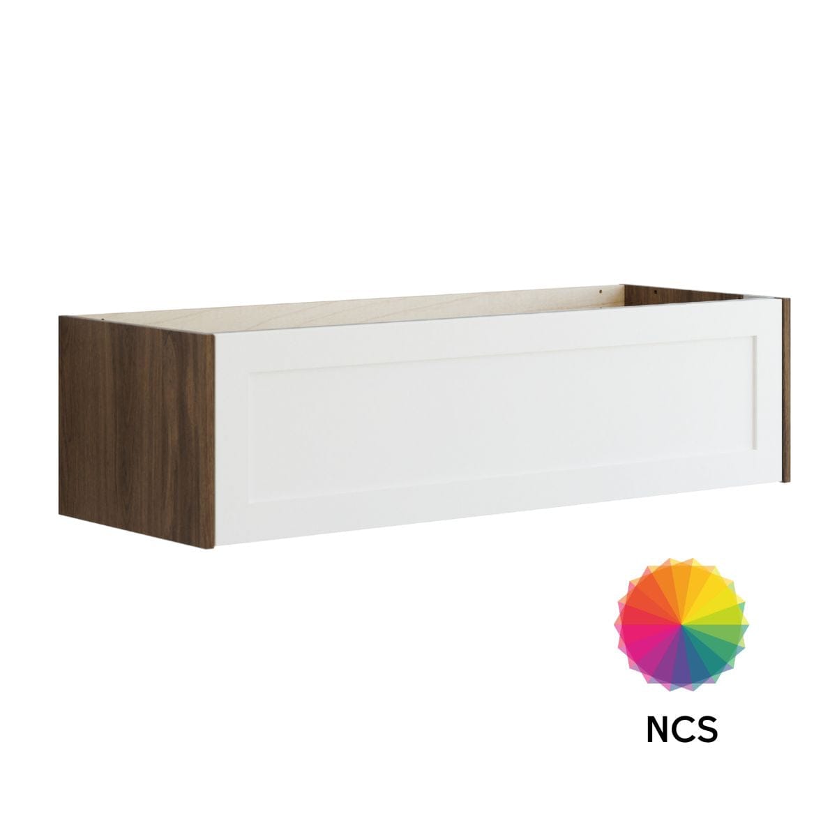 Dansani Inzo Classic Ramme Skap 1 skuff B60-120xH32xD44cm Brun eik/NCS farge / 120cm Dansani Sideskap bad DA-T14-3093