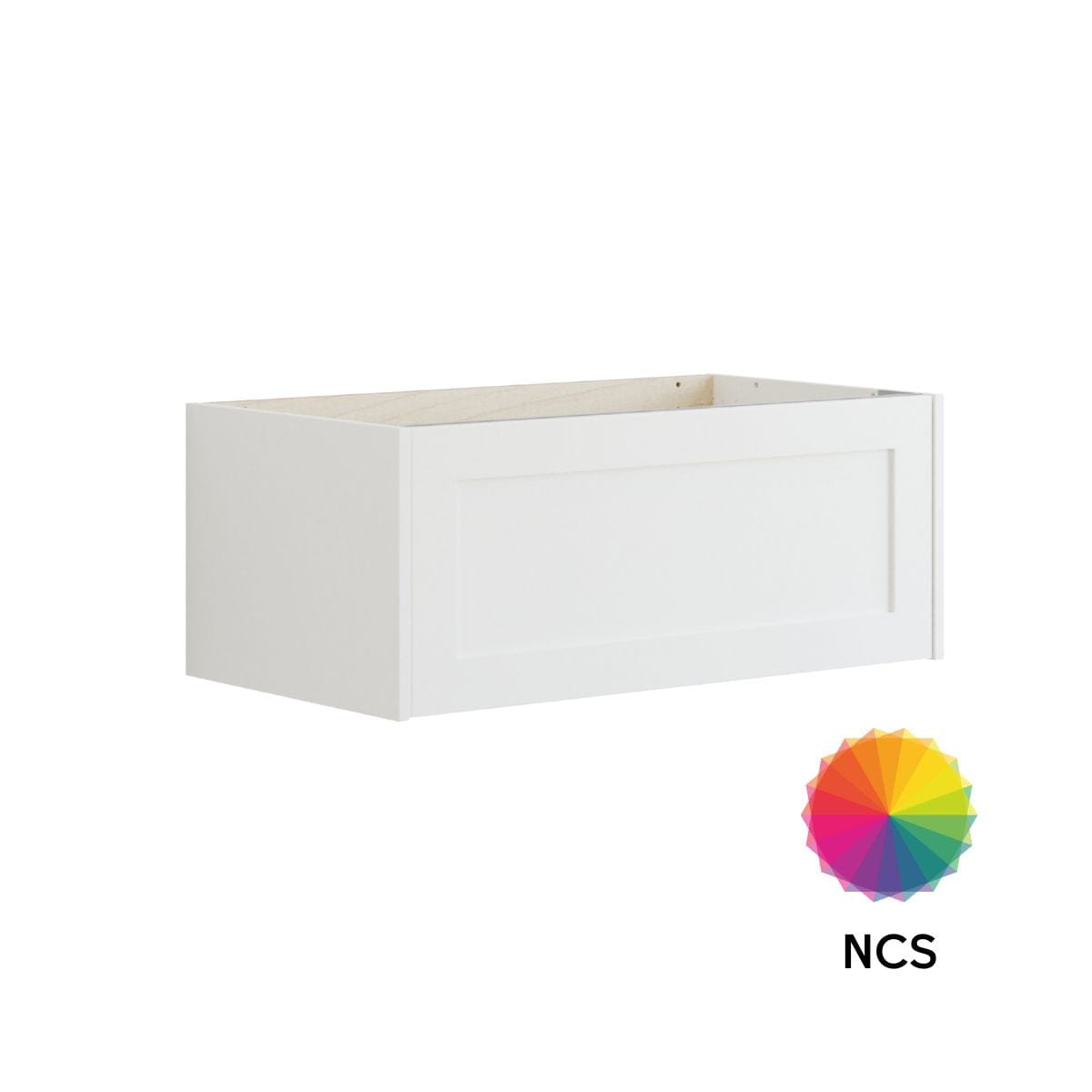 Dansani Inzo Classic Ramme Skap 1 skuff B60-120xH32xD44cm Hvit matt/NCS farge / 80cm Dansani Sideskap bad DA-T12-3091