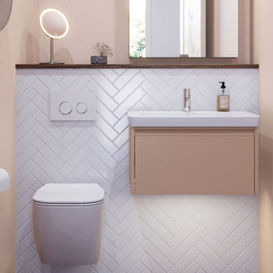 Dansani Inzo Classic Servantskap med Integrert Grep 1 skuff B60-120xH32xD44cm