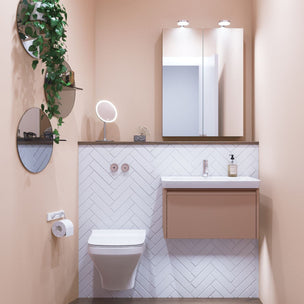 Dansani Inzo Classic Servantskap med Integrert Grep 1 skuff B60-120xH32xD44cm