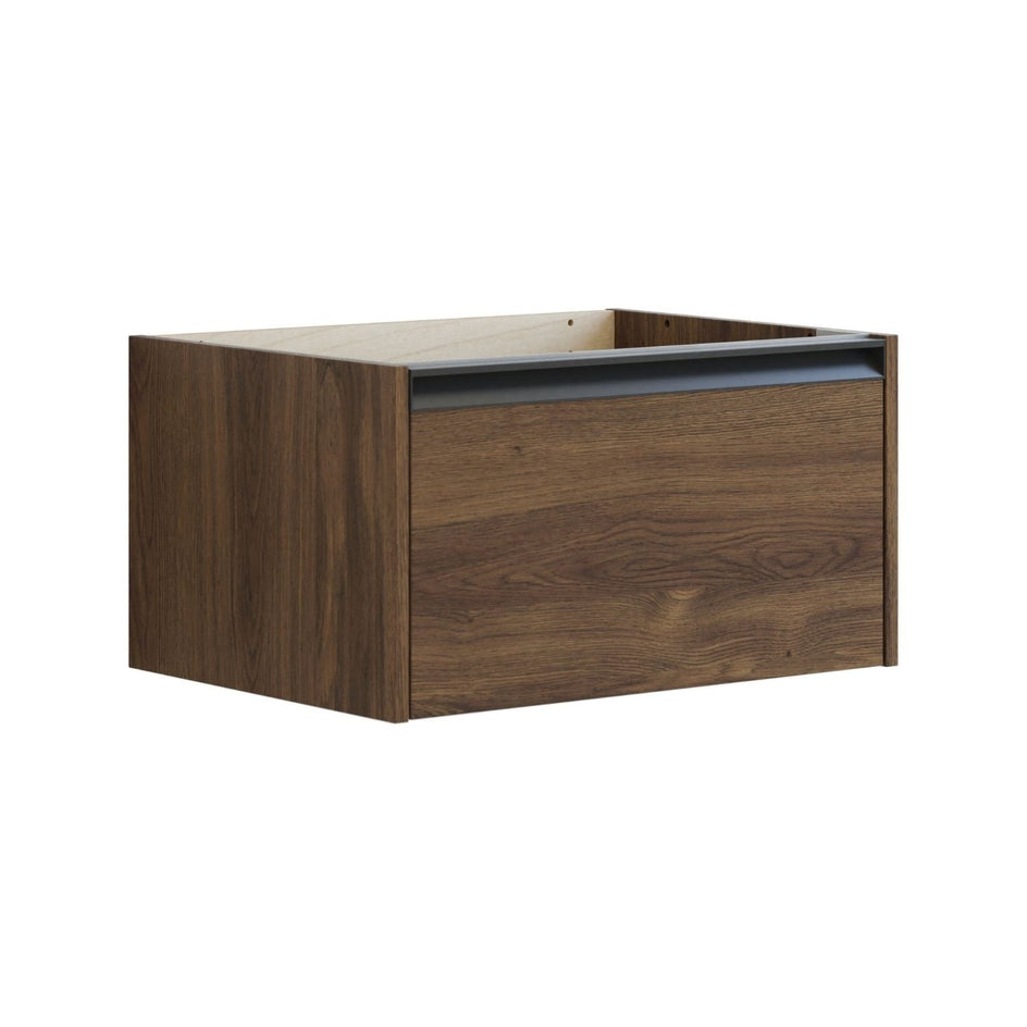 Dansani Inzo Classic Skap med Integrert Grep 1 skuff Brun eik / 60cm Dansani Sideskap bad DA-T11-7052