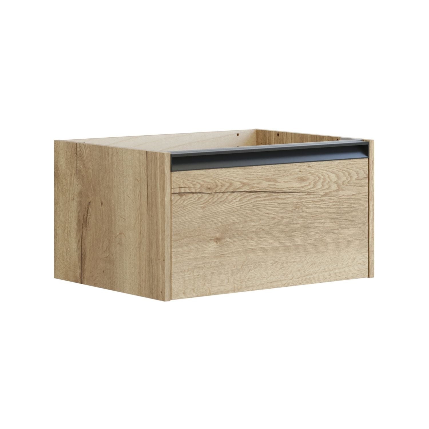 Dansani Inzo Classic Skap med Integrert Grep 1 skuff Natur eik / 60cm Dansani Sideskap bad DA-T11-7049