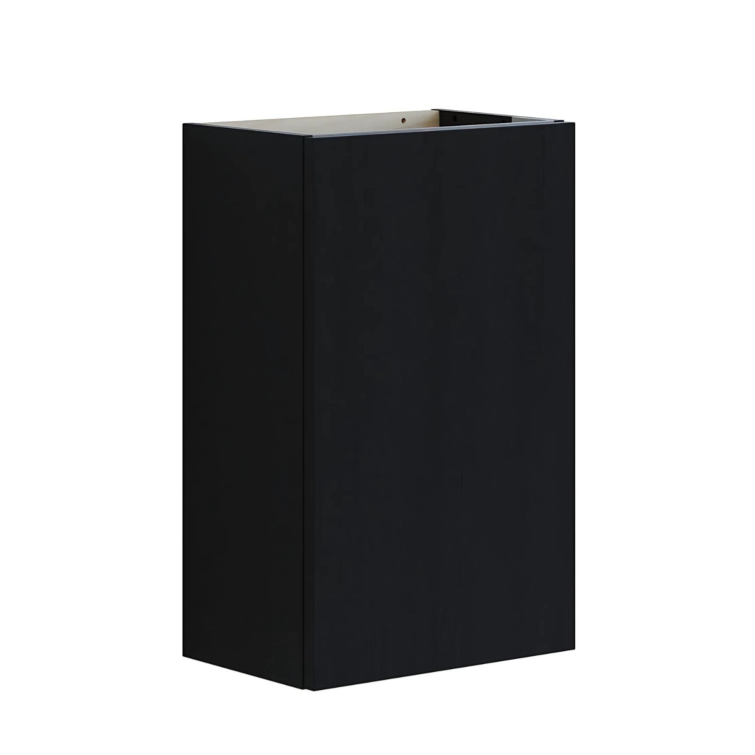 Dansani Inzo Glatt Servantskap Slim 1 Dør B40xH64xD26cm Svart eik / Høyre hengslet Dansani Servantskap DA-U01-1150