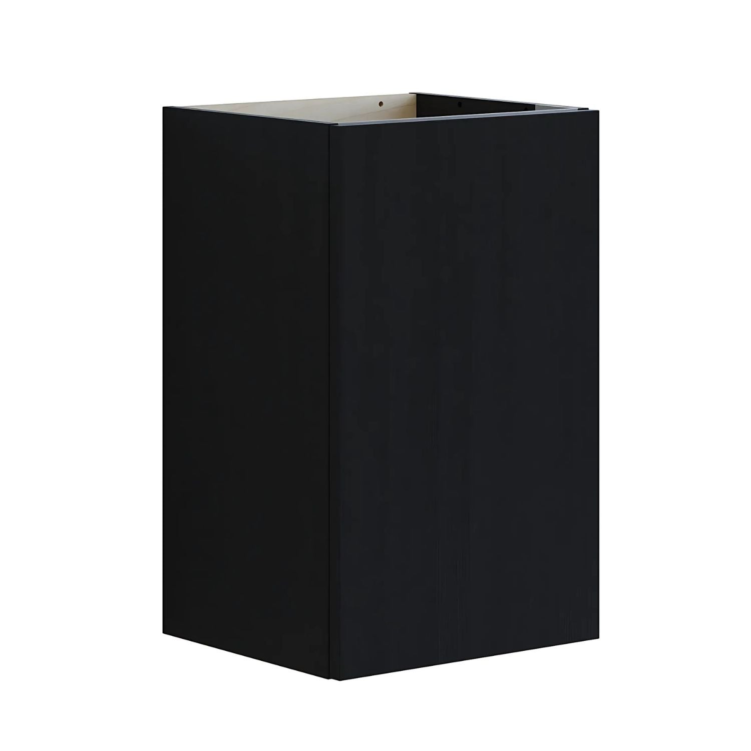 Dansani Inzo Glatt Servantskap Slim 1 Dør B40xH64xD35cm Svart eik / Høyre hengslet Dansani Servantskap DA-U02-1150