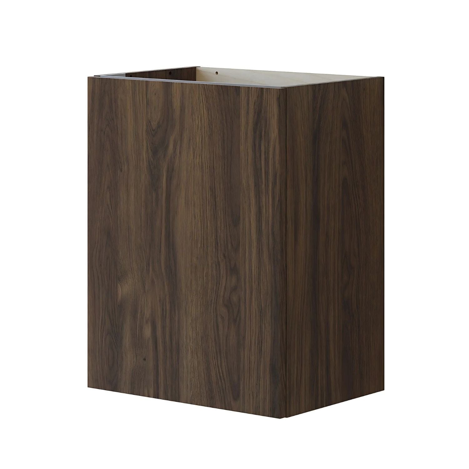 Dansani Inzo Glatt Servantskap Slim 1 Dør B50xH64xD35cm Brun eik / Venstre hengslet Dansani Servantskap DA-U03-1252