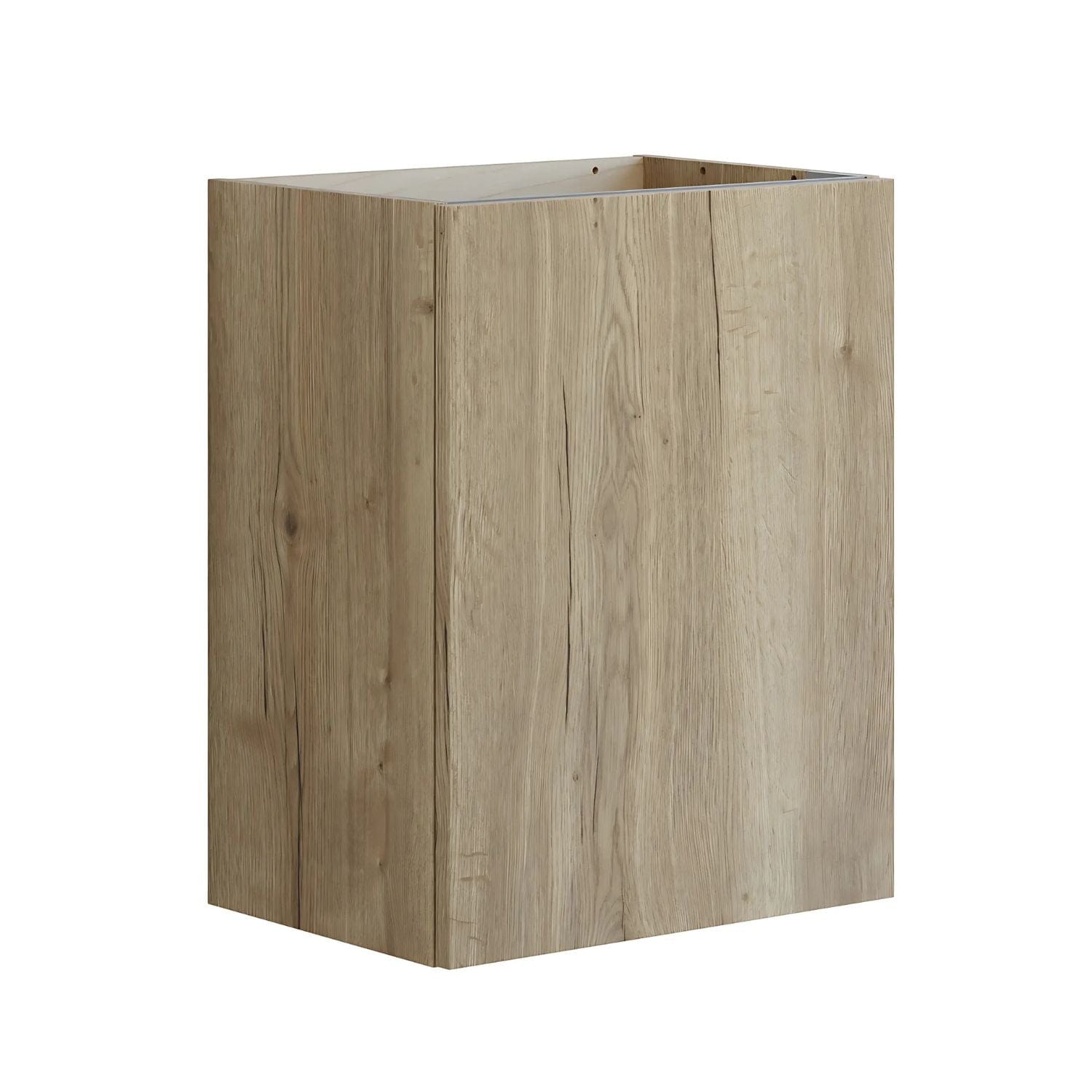 Dansani Inzo Glatt Servantskap Slim 1 Dør B50xH64xD35cm Natur eik / Høyre hengslet Dansani Servantskap DA-U03-1149