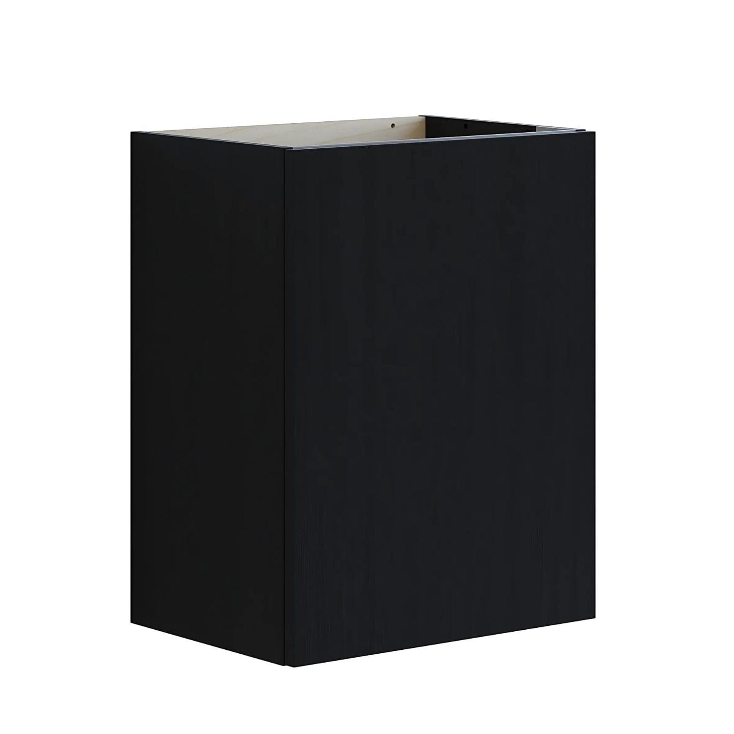 Dansani Inzo Glatt Servantskap Slim 1 Dør B50xH64xD35cm Svart eik / Høyre hengslet Dansani Servantskap DA-U03-1150