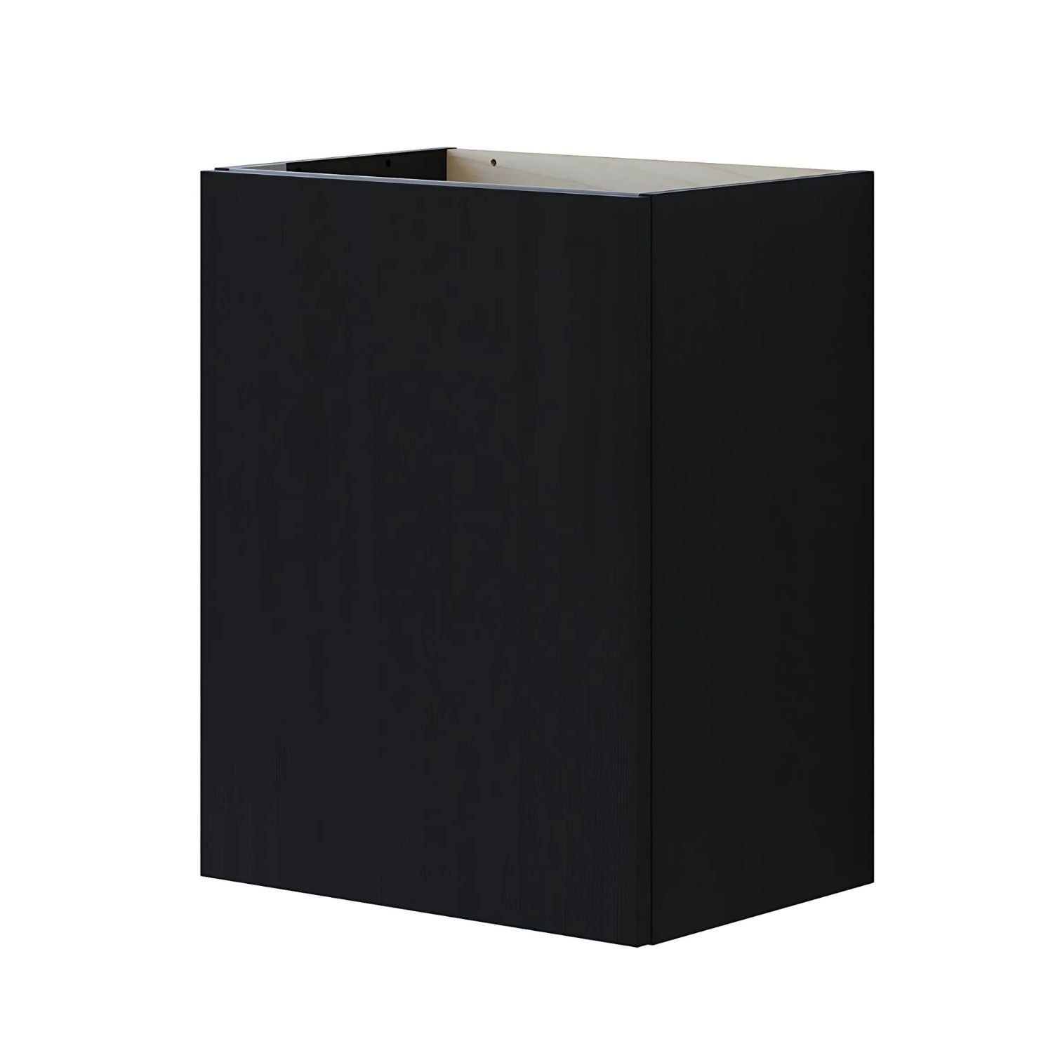 Dansani Inzo Glatt Servantskap Slim 1 Dør B50xH64xD35cm Svart eik / Venstre hengslet Dansani Servantskap DA-U03-1250