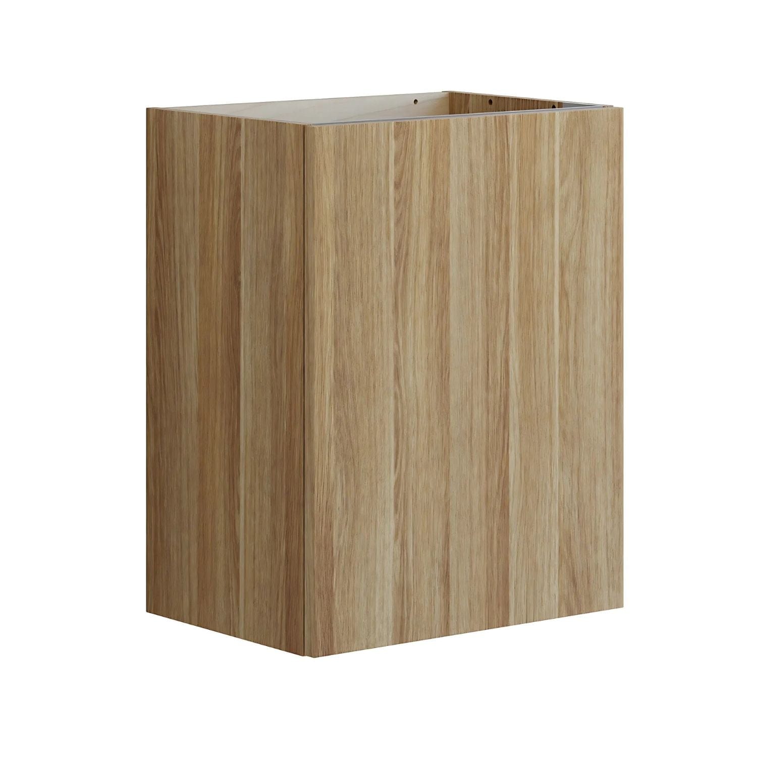 Dansani Inzo Glatt Servantskap Slim 1 Dør B50xH64xD35cm Varm eik / Høyre hengslet Dansani Servantskap DA-U03-1155