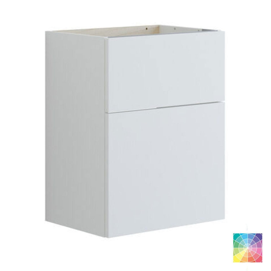 Dansani Inzo Glatt Servantskap Slim 2 skuff - ekstra høy underskuff NCS farge / 50cm Dansani Servantskap DA-U09-1099