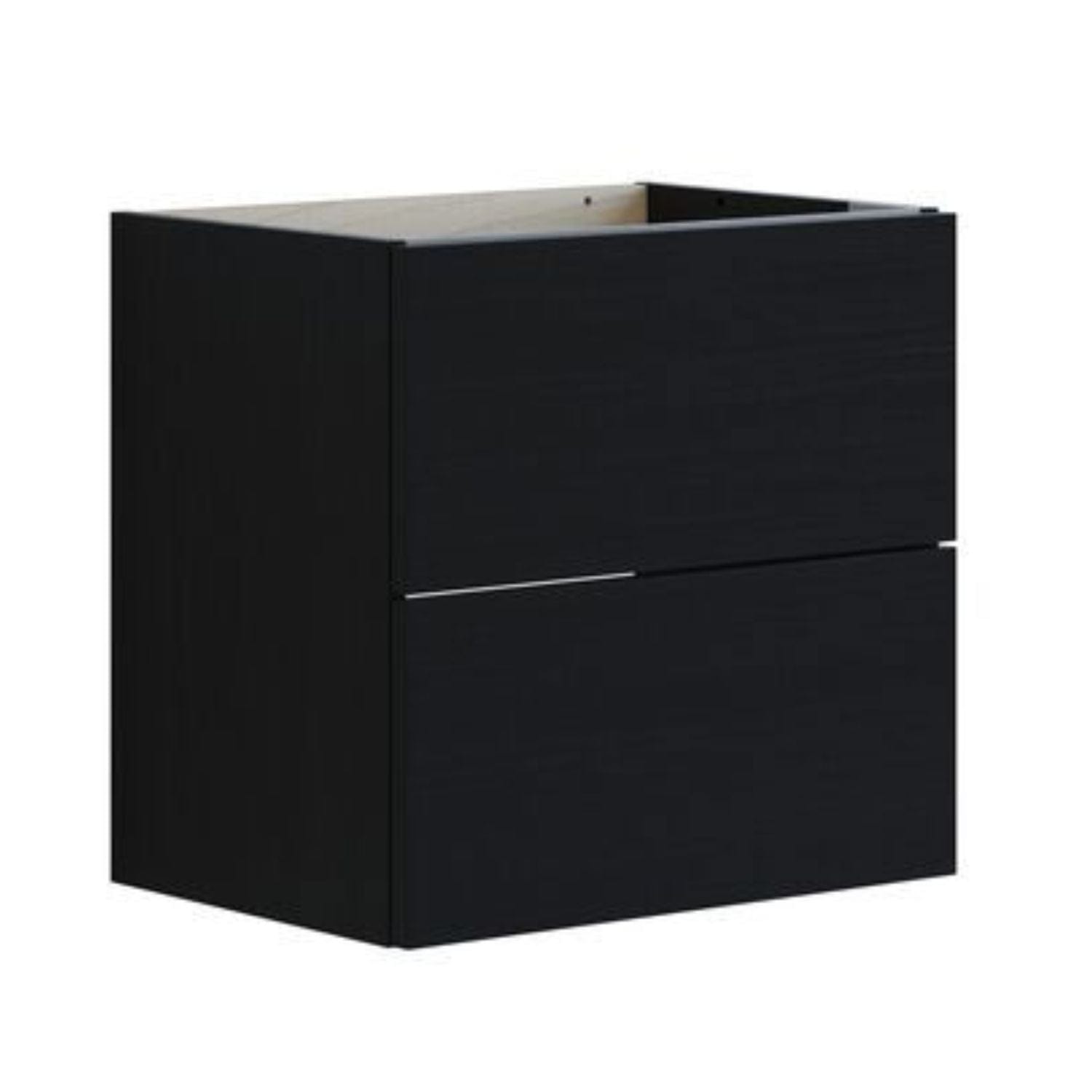 Dansani Inzo Glatt Servantskap Slim 2 Skuff Svart eik / 50cm Dansani Servantskap DA-U06-1050