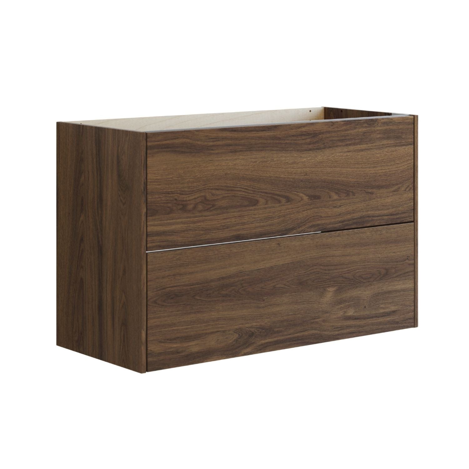 Dansani Inzo Glatt Skap 2 skuff B60-120xH64xD44cm Brun eik / 100cm Dansani Sideskap bad DA-T17-1052