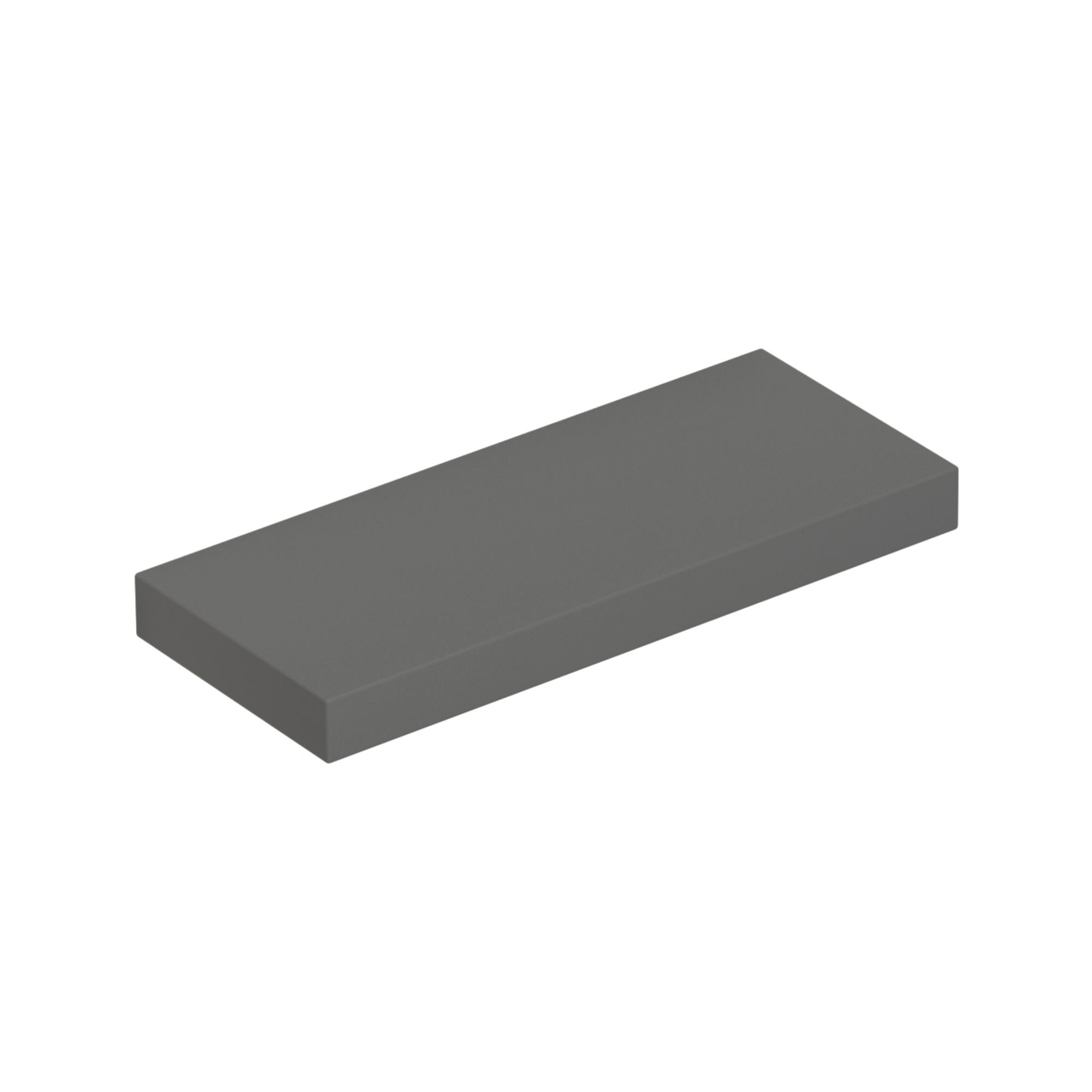 Dansani Inzo Hylle med spyd Grå matt / 35cm Dansani Baderomshylle DA-NHS-351703