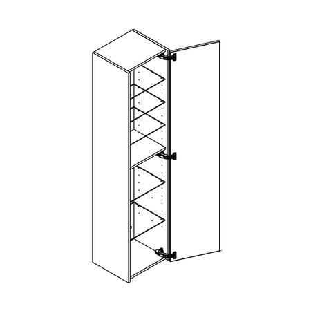 Dansani Inzo Classic Integrert Høyskap 2 dør B40xH176xD35cm