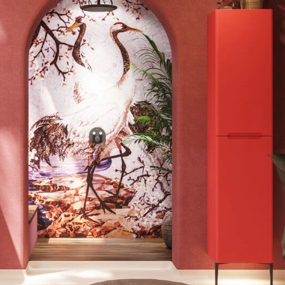 Dansani Inzo Integrert Høyskap 2 dør B40xH176xD35cm Dansani Høyskap bad