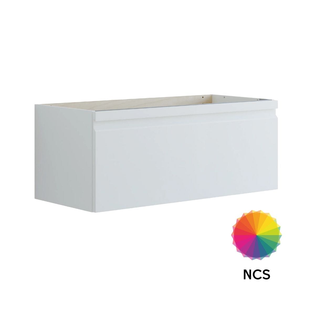 Dansani Inzo Integrert Servantskap 1 skuff B60-120xH40xD44cm NCS farge / 100cm Dansani Servantskap DA-U16-2099