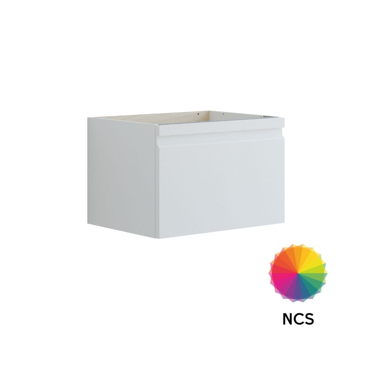 Dansani Inzo Integrert Servantskap 1 skuff B60-120xH40xD44cm NCS farge / 60cm Dansani Servantskap DA-U14-2099