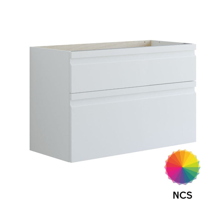 Dansani Inzo Integrert Servantskap 2 skuff ekstra høy underskuff