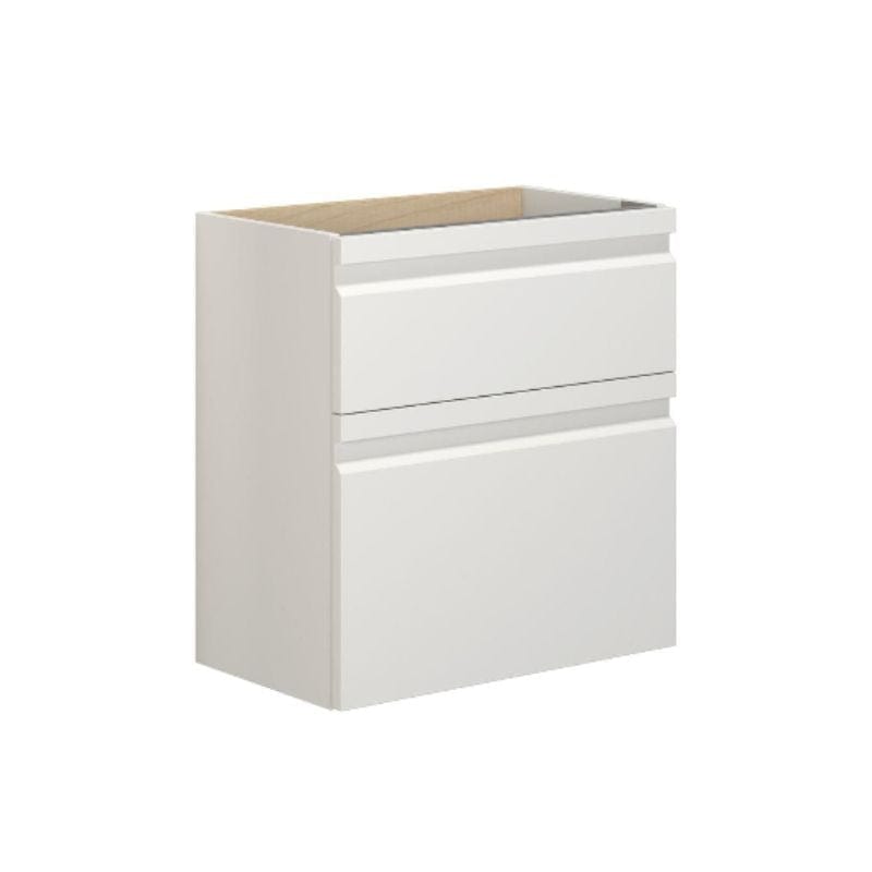 Dansani Inzo Integrert Servantskap Slim 2 skuff - ekstra høy underskuff Hvit matt lakk / 60cm Dansani Servantskap DA-M05-2071