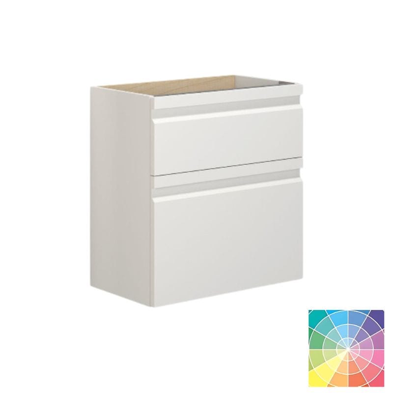 Dansani Inzo Integrert Servantskap Slim 2 skuff - ekstra høy underskuff NCS farge / 60cm Dansani Servantskap DA-M05-2099