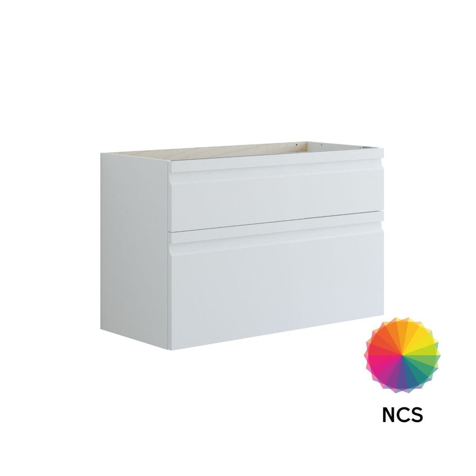 Dansani Inzo Integrert Sideskap 2 skuff NCS farge / 100cm Dansani Sideskap bad DA-U39-2099