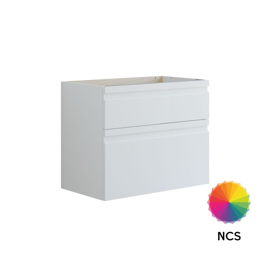 Dansani Inzo Integrert Sideskap 2 skuff NCS farge / 80cm Dansani Sideskap bad DA-U38-2099