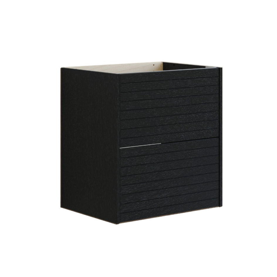 Dansani Inzo Lamel Skap 2 skuff B60-120xH64xD44cm Eik noir / 60cm Dansani Sideskap bad DA-T15-6044