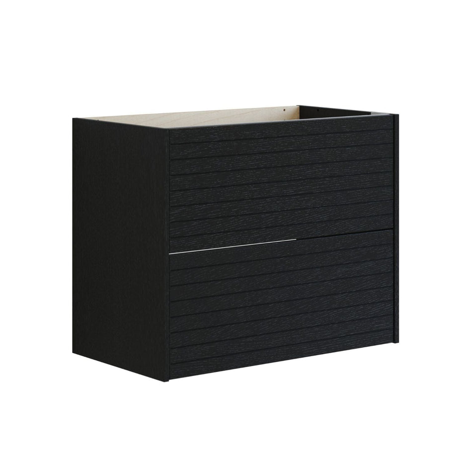 Dansani Inzo Lamel Skap 2 skuff B60-120xH64xD44cm Eik noir / 80cm Dansani Sideskap bad DA-T16-6044