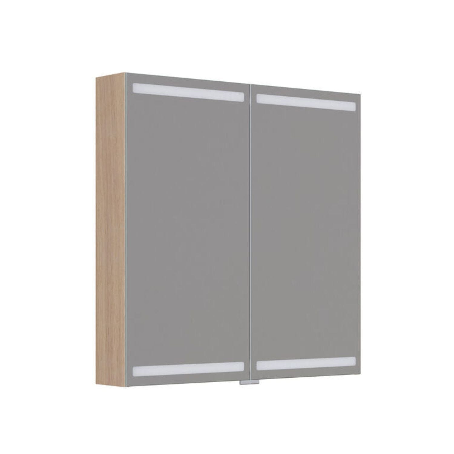 Dansani Inzo Level Speilskap Lys eik / 80cm Dansani Speilskap DA-S878-178