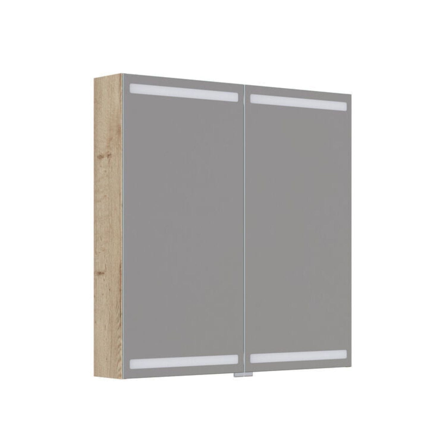 Dansani Inzo Level Speilskap Natur eik / 80cm Dansani Speilskap DA-S878-149