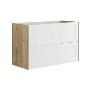 Dansani Inzo Classic Ramme Servantskap 2 skuff B60-120xH64xD44cm