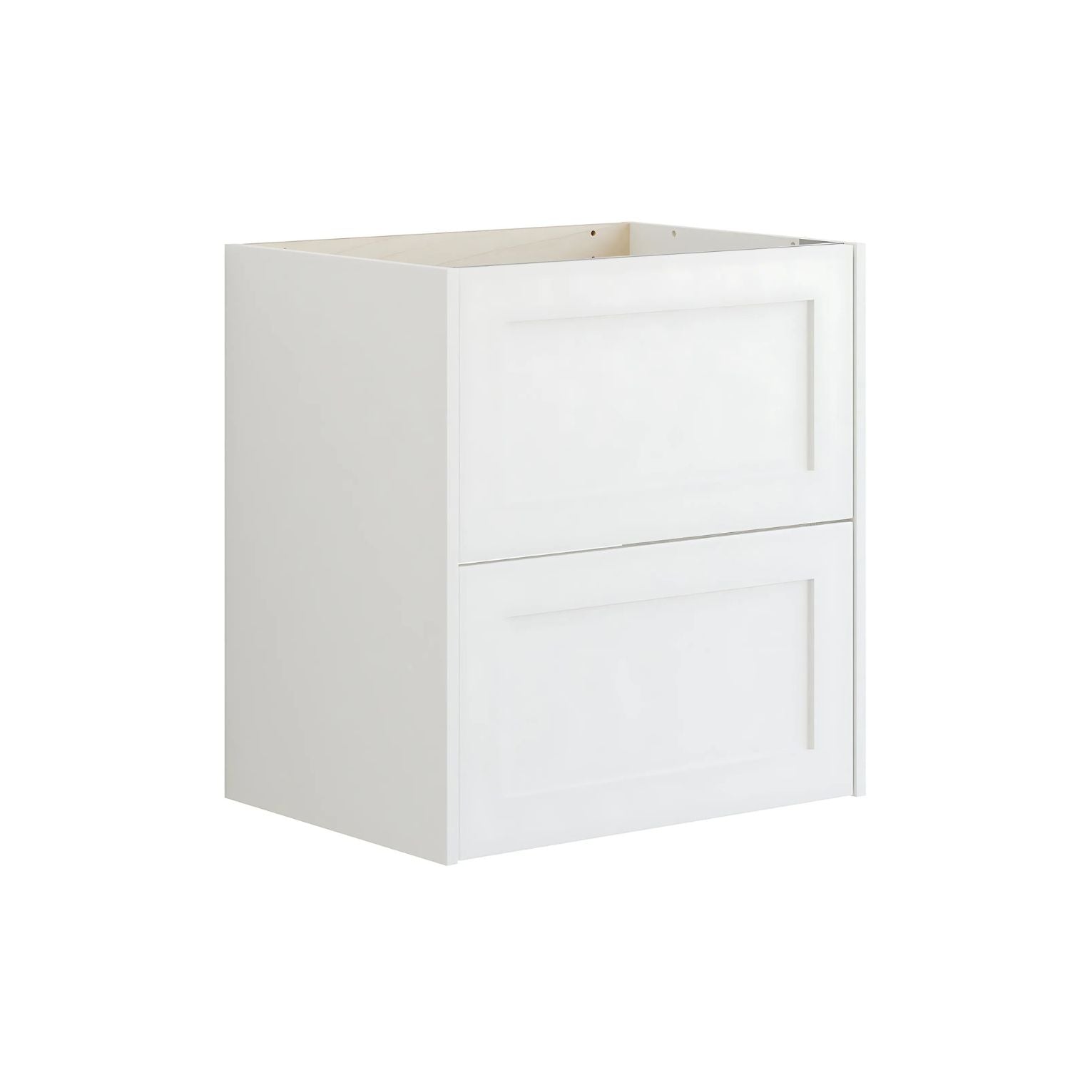 Dansani Inzo Ramme Skap 2 skuff B60-120xH64xD44cm Hvit matt / 60cm Dansani Sideskap bad DA-T15-3010