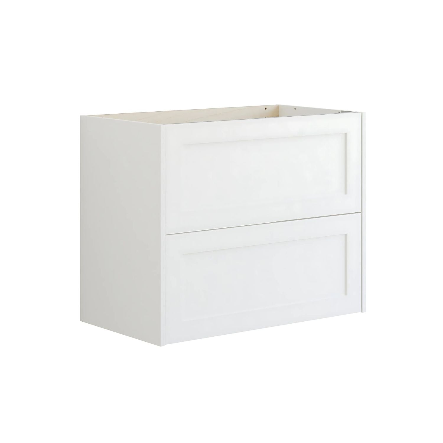 Dansani Inzo Ramme Skap 2 skuff B60-120xH64xD44cm Hvit matt / 80cm Dansani Sideskap bad DA-T16-3010