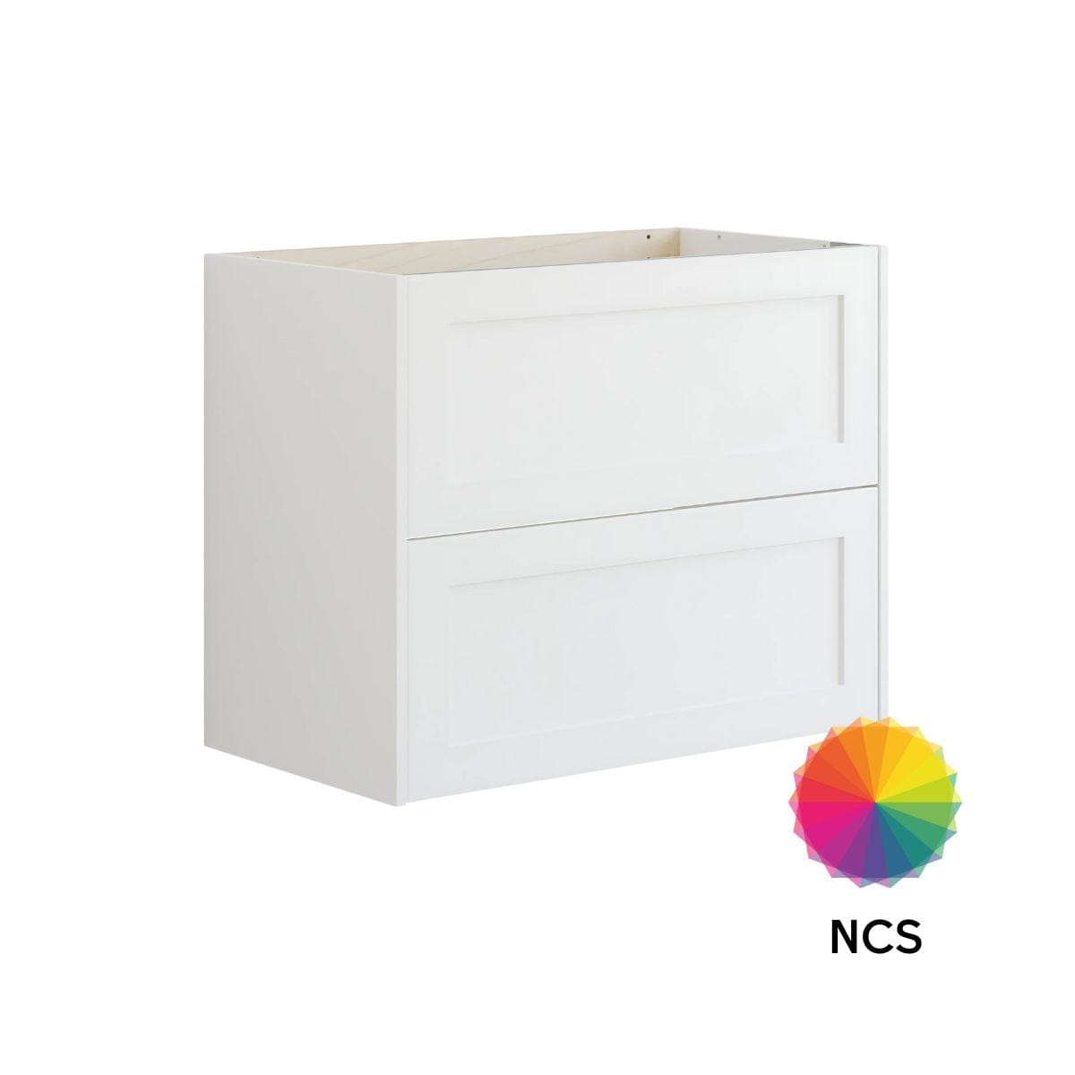 Dansani Inzo Ramme Skap 2 skuff B60-120xH64xD44cm NCS farge / 80cm Dansani Sideskap bad DA-T16-3099