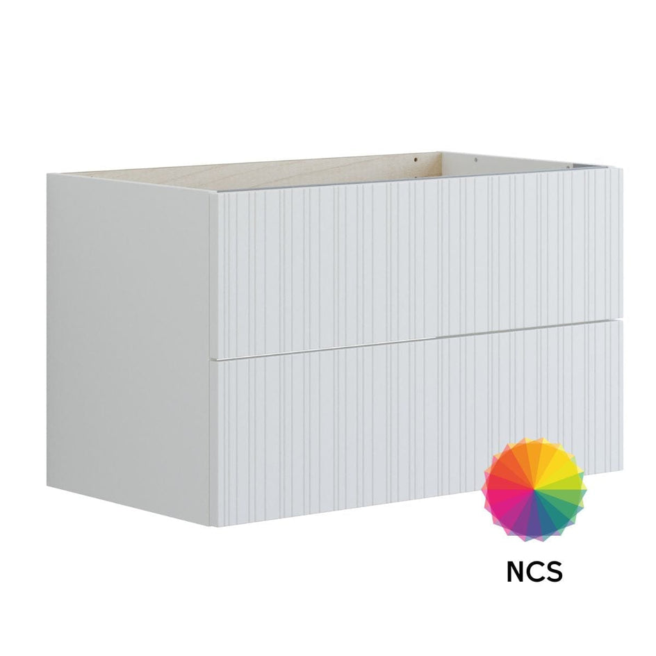 Dansani Inzo Riflet Servantskap 2 skuff B60-120xH48xD44cm NCS farge / 80cm Dansani Servantskap DA-U20-9099