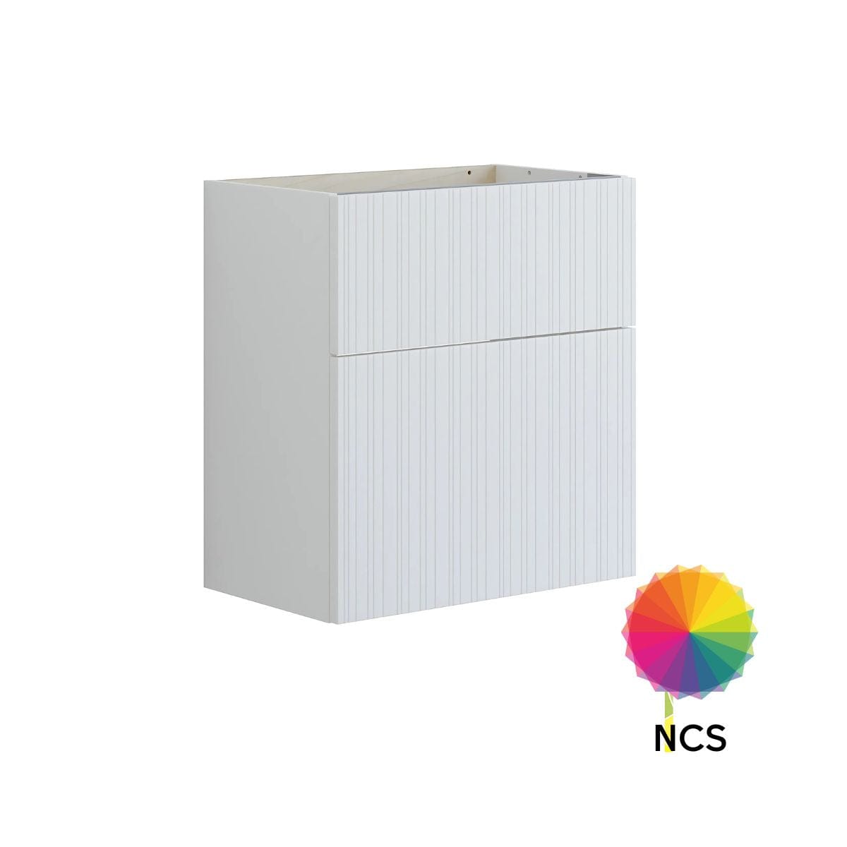 Dansani Inzo Riflet Servantskap Slim 2 skuff B60-80xH64xD35cm NCS farge / 60cm Dansani Servantskap DA-U10-9099