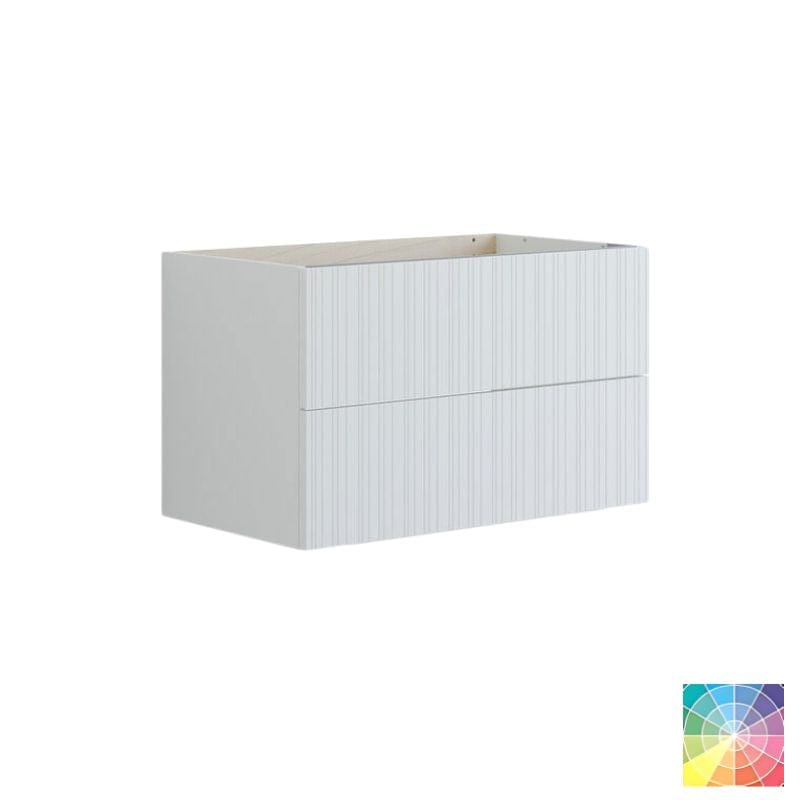 Dansani Inzo Riflet Underskap 2 skuff B60-120xH48xD44cm NCS farge / 80cm Dansani Sideskap bad DA-U34-9099