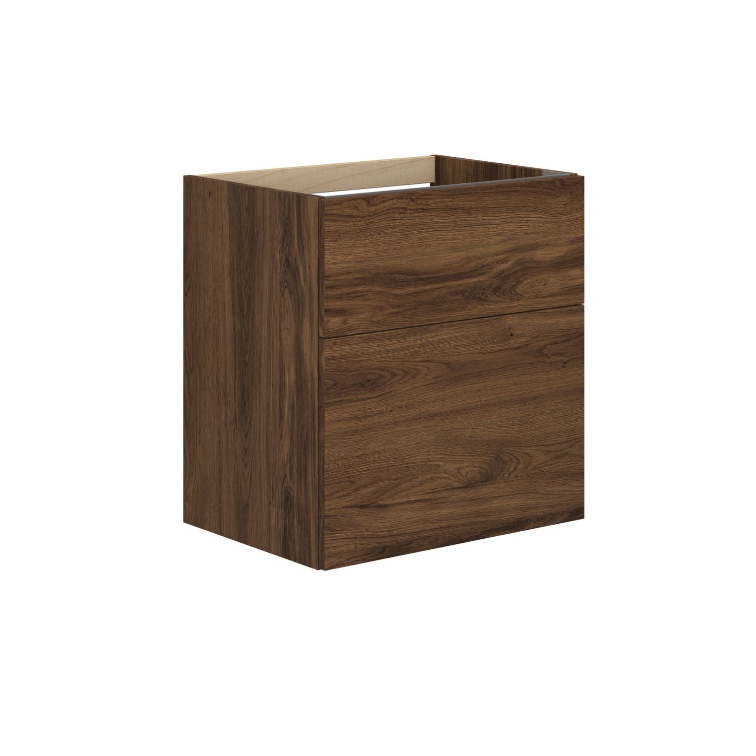 Dansani Inzo Servantskap 2 skuffer B60-120xH64xD44cm - Glatt Brun eik / 60cm Dansani Servantskap DA-M13-1052