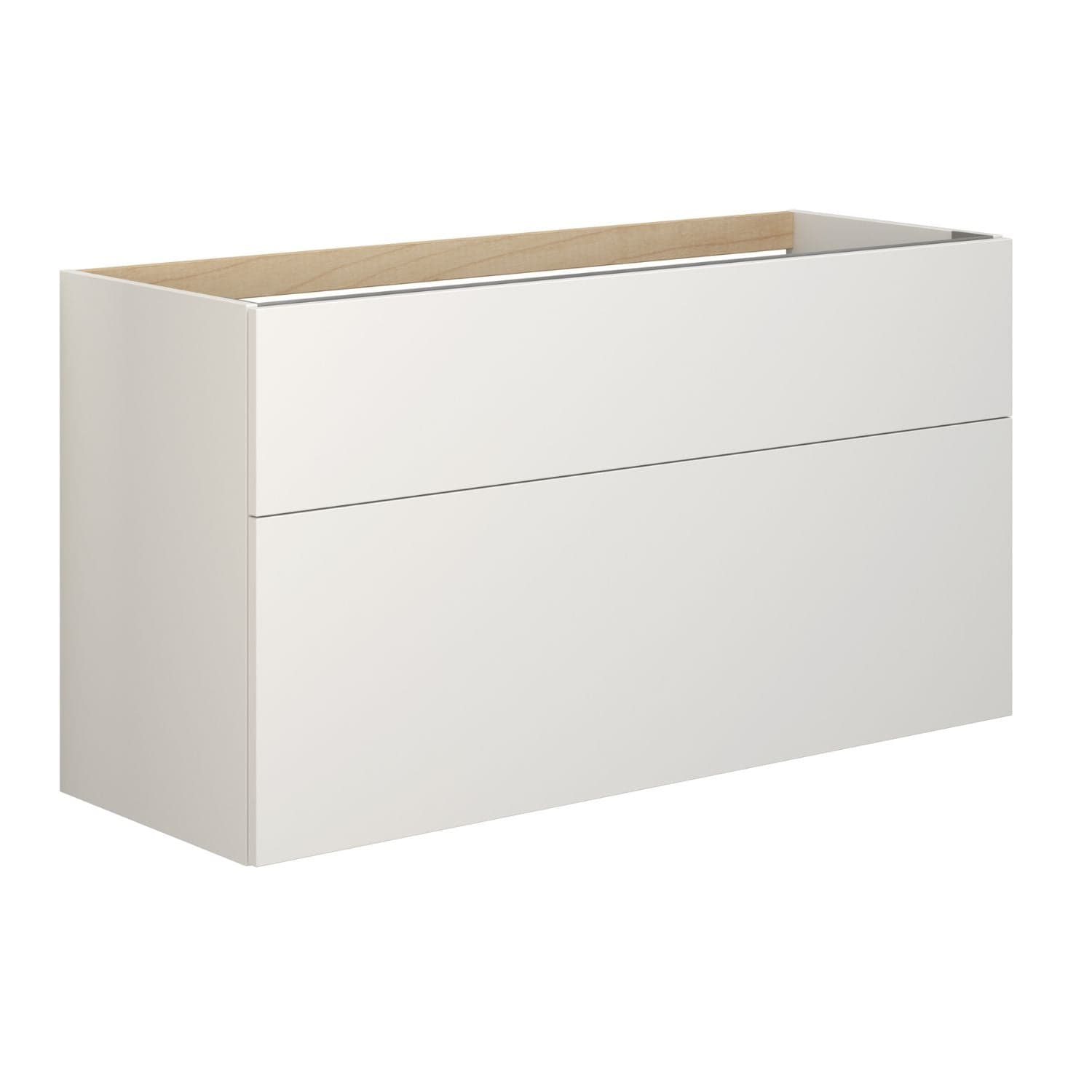 Dansani Inzo Servantskap 2 skuffer B60-120xH64xD44cm - Glatt Hvit matt / 120cm Dansani Servantskap DA-M16-1010