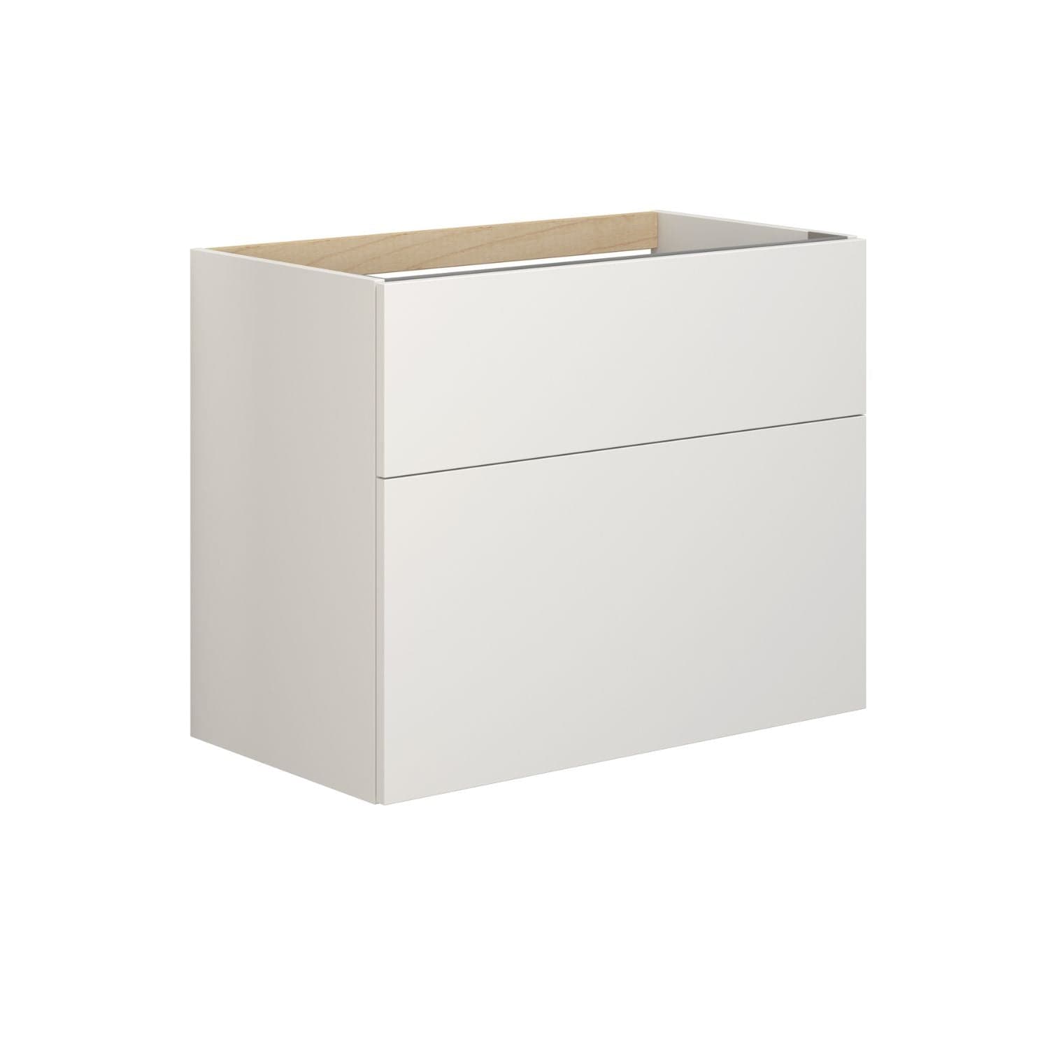 Dansani Inzo Servantskap 2 skuffer B60-120xH64xD44cm - Glatt Hvit matt / 80cm Dansani Servantskap DA-M14-1010